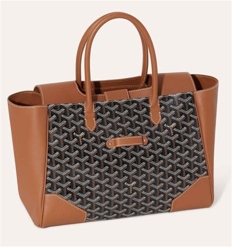 goyard saigon bag size|Goyard saigon tote bag cost.